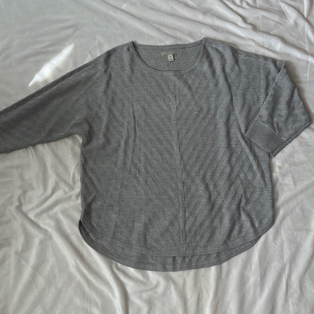 Dana Buchman Silver Sweater